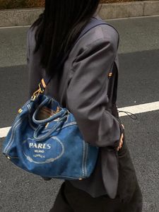 Tas dames luxe handtassen damestassen grote vrouwelijke denim handtas schoudertassen