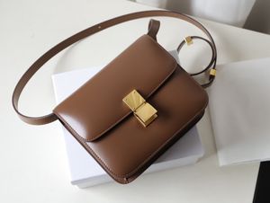 Bolso de cuero para mujer, bolso de mano cruzado sencillo, pequeño, cuadrado, Retro, alto, de un hombro, bolso de tofu, billetera con tapa de calidad a la moda, Slmoo