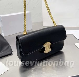 Sac en cuir Triomphe pour femmes, sac à main à bandoulière pour hommes, sacoche horizontale de luxe de styliste, diamant à la mode, sac de banquet de soirée, sacs à main de carte