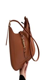 Bagage Bagage Materialen Toptrends Retro onderarm Schouderzijdige tassen voor vrouwen 2023 Trend Luxe ontwerper PU Leather Crescent 5984548