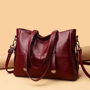 Sac de luxe mode femmes qualité en cuir sacs à bandoulière 2 ensembles grands sacs à main rétro sacs à main grande capacité fourre-tout décontracté