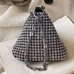 Sac mini triangle diamant triangle de sac à main pour femmes puneurs de monnai