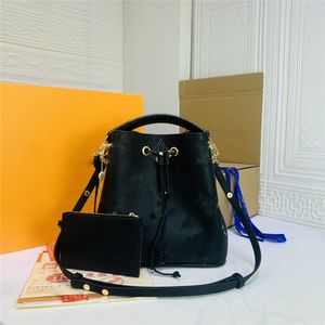 Tas n￩ono￩ NEONOE MM Shoulder M45497 Grain Leather Handtas Maat: 26X22X27 V-272