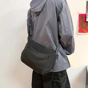 Sac de niche de sac japonais messager décontracté inspire de mode de mode pure couleurs étudiantes à épaule d'étudiant