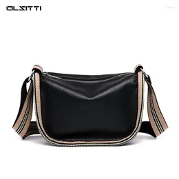 Sac Olsitti Sac à bandoulière en cuir de couleur unie de haute qualité pour femmes 2024 Designer Fashion Luxury sacs à main vintage