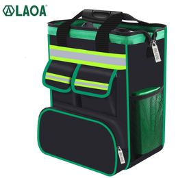 Sac organisateur LAOA outils sac à bandoulière 600D1680D épaissir boîte à outils avec bande réfléchissante 230223
