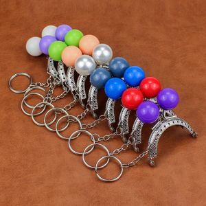 Pièces de sac Accessoires 10 Pcs 5 CM Mini Demi-Cercle Gaufrage Grand Bonbon Perle Baiser Fermoir Pour Sac À Main En Métal Coin Cadre BRICOLAGE À La Main Artisanat Portefeuille 230731