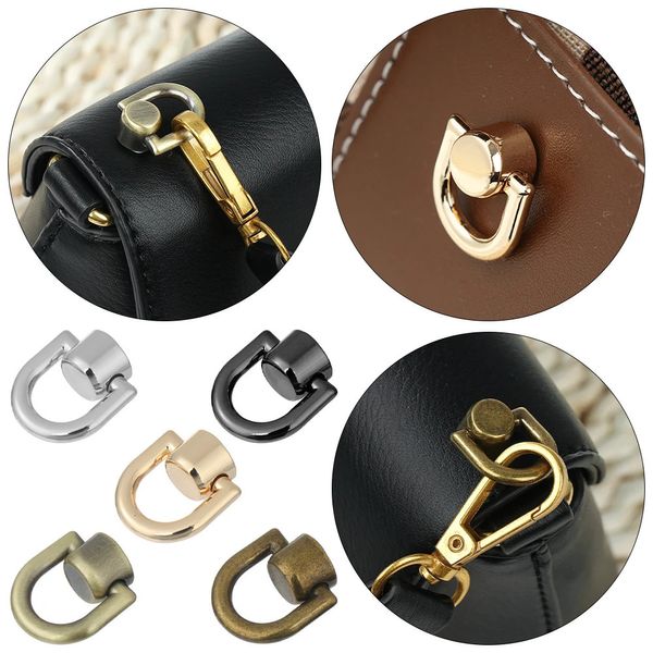 Pièces de sac Accessoires 1pcs métal rivet clou boucle goujons bouton sac à main ceinture cintre en cuir artisanat bagages Tong Snap matériel accessoire 231219