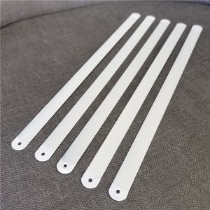 Accessoires de pièces de sac, lot de 5 pièces, désossage plat en acier de 2530cm avec revêtement en Nylon pour Corset de 12cm en métal blanc 230823