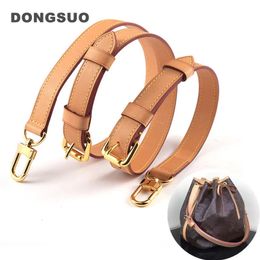 Pièces de sac Accessoires Sangle de sac Vachetta bracelet en cuir véritable pour marque de créateur épaule bandoulière sac de messager accessoire pièces de sac 231204