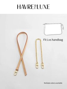 Bag Parts Accessories Bag Transformation Bag Pearl Extension Chain Armpit Shoulder Strap Vegetable Tanned Leather Single-purchase Accessories 231027