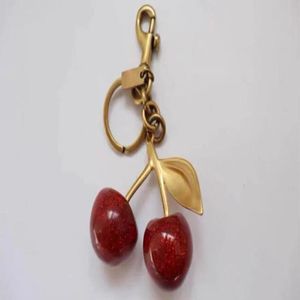Tasonderdelen Accessoires Handtashanger sleutelhanger dames prachtige internetberoemde kristal Cherry auto-accessoires hoogwaardige hanger