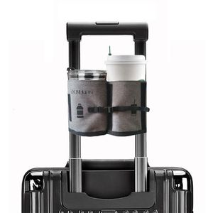 Piezas de bolsa Accesorios Equipaje Portavasos de viaje Portatil para bebidas portátil Bolsa para guardar dos tazas de café Rollo en maleta Asas Viajero Ac219V