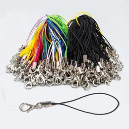 Accesorios de piezas de bolsa Mezclado 20pcslot Hilo Cordón Langosta Llaveros Llavero Anillo Bolsas Juguetes Teléfono Suspensión DIY Llavero Llavero 231219