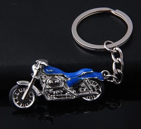 Sac pièces accessoires montagne moto pendentifs porte-clés modèle voiture porte-clés couleur métal charme 3D artisanat chaîne 1729 231219