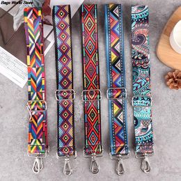 Pièces de sac ACCESSOIRES STRAP NYLON 1PC FEMME BRODS COLORES POUR LES BOURNES ALIGNABLES MESSAGNES CROSS-FORME BRROIDED 230817