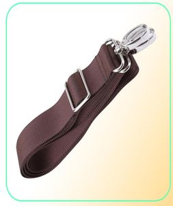 Tasonderdelen accessoires vervangen schouder verstelbare riem voor bagage messenger camera polyester zwart bruine riem stof 106G7942947
