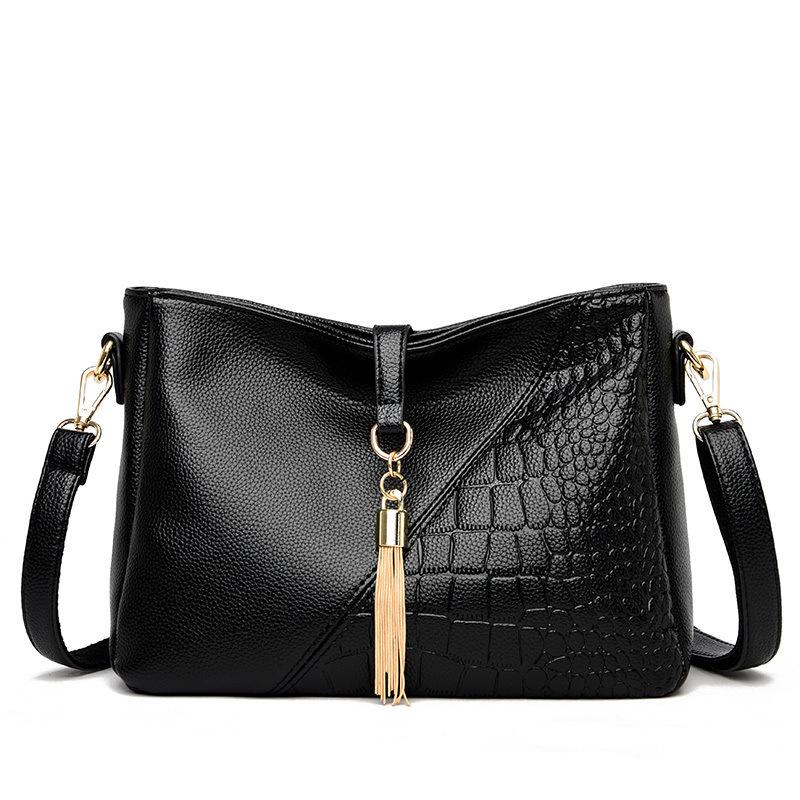 Bag Parts & Accessories Soft Leather Lady Fashion All-match Tassel Shoulder Pu Messenger Small