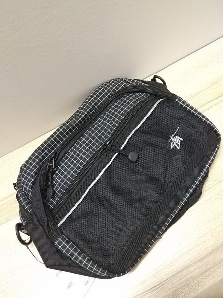 Accesorios de piezas de bolsa ST de alta calidad para hombre Crossbody 3 M Reflectante Comprobar Hombro Moda Viaje Cofre Teléfono móvil 230918