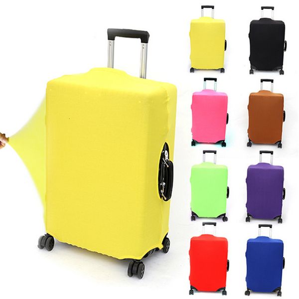 Pièces de sac Accessoires Housse de bagage de voyage Housse de bagage élastique adaptée aux valises de 18 à 30 pouces Housse anti-poussière Accessoires de voyage 230926