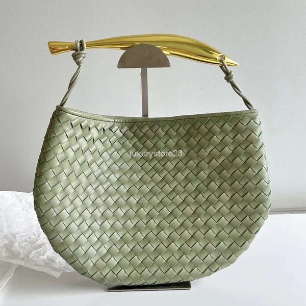 Bolso Monedero Sardina Botteega Venetas Bolsos De Niña Nuevo Bolso De Moda Tejido De Cuero Avanzado Exquisito Hecho A Mano De Gran Tamaño Diseñador Tote 33cm Fy16