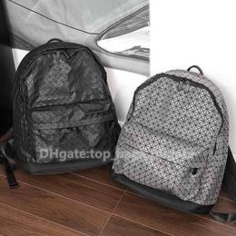 Sac en silicone sac à dos imperméable manuel japonais japonais polyvalent géométrique lingge masculin et voyage pour femmes