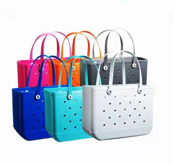 Bolso de silicona playa Totes de bolsas personalizadas bolsas de barras de playa para mujeres picnic bolsas bolsas de bolsas impermeables bolsas para el hombro de compras