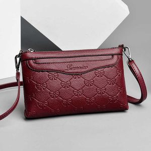 Sac Small Womens Fashion Mode d'âge moyen Moms Simple and Elegant One épaule Crossbody