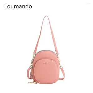 Sac Couleur unie Femme Bandoulière Petit Long Téléphone portable Étudiant Polyvalent Grande capacité Changement Épaule