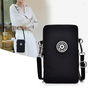 Bag Sport Wallet Telefoon voor mobiele schoudertas gordel handtas tas munt retro sleutelhouder klein geld