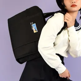 Sac Spring Japan Style College Student ordinateur portable grande capacité potable femme nylon pack décontracté épaule simple E029