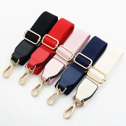 Correa de bolso para cuerpo cruzado O accesorios de cinturón DIY asas de hombro para mujer bolso de color sólido piezas de suspensión ajustables 240223