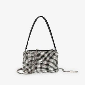 Sac fourre-tout sac à main Chic Marque Designer Diamants Sac à bandoulière Sacs à main pour femmes Biling Brillant Strass Mini s Filles Dames Cristal 1116