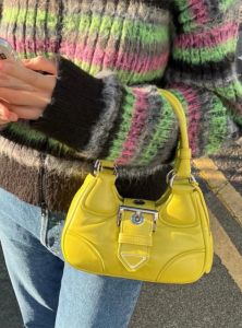 Sac Triangle Moon Designer Lady Fashion Tote Vintage Mini épaule Black Sac à main sac à main