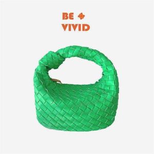 Sac Venetasbottegas sacs à main de créateur 2023 Bevid tissé Dumpling sac à main en cuir pour femme polyvalent Jodie Niche sac à main