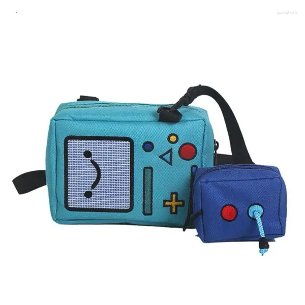 Sac femmes épaule décontractée mignon filles mini nylon robot téléphone sac à main messager bolsas de marca drôle kawaii sac à bandoulière 2024