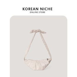 Bolso de mujer 2022 nuevo diseño minoritario tela Oxford cuerno de buey estilo Harajuku simple bandolera de un solo hombro dumpling