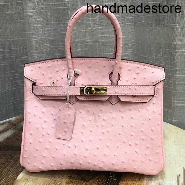 Bolso de diseñador para mujer, bolso de cuero de avestruz, bolso de hombro avanzado para mujer, bolsos cruzados