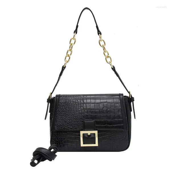 Bag Women's Square Square Fashionable Stone Pattern Messenger