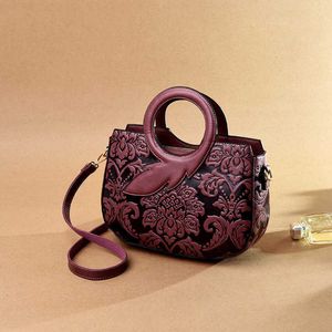 Sac pour femmes fleur une épaule crossbody à la mode de grande capacité sac à main