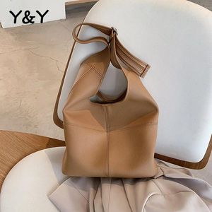 Sac Yy sacs femelles grande capacité de mode simple de style fashion paresseux Japon et Corée du Sud Bran à l'épaule