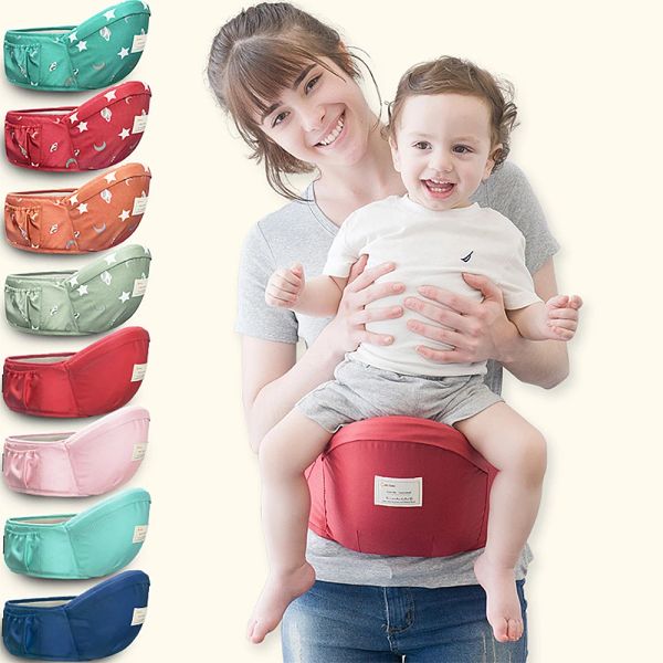 Sacs 02 ans Baby Hip Seat Seat Carrier Tabouret Tabouret Tabiners Tenue de la ceinture de taille Sac à dos