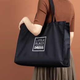 Sacs 1 pc "Little Black Robe" Sacs à provisions pliables Oxford réutilisable Sac de magasin Fruit Storage Tote Sac à main sac à main