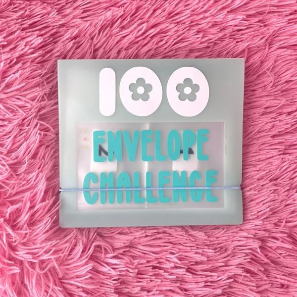 Sacs 100 enveloppe Challenge Binder Couple Challenge Event Botage d'épargne Folder Budget Planner Planificateur Money Enveloppes Organisateur Cadeaux