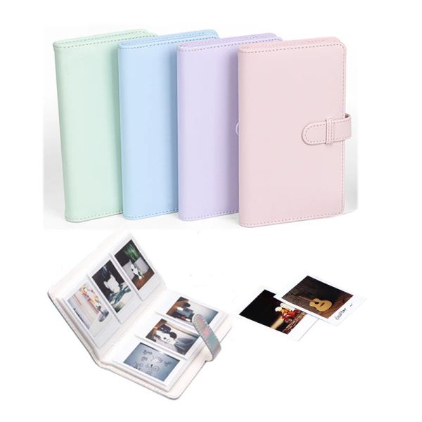 Sacs 108 feuilles album photo portable de 3 pouces pour Fujifilm Instax Mini 12 pour la collection Green Pink Ticket Tard Collection Book