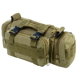 Sacs 10L Sac d'escalade extérieure Sac de taille imperméable Oxford Sacs militaires tactiques Camping Camouflage Sacsh Sacs Mochila Militar Bolsa