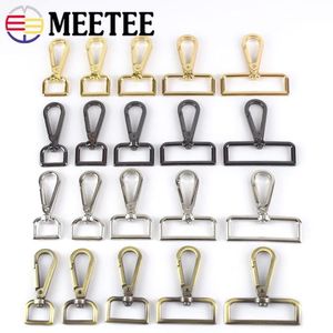 Tassen 10 stks 1650 mm Meetee metalen gespen handtas bandje kreeft clasp swivel trigger clips snap hook diy lederen ambachtelijke tassen accessoires