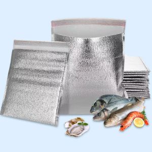 Sacs 10pcs en aluminium en aluminium Isulations aliments de stockage Sac à glace Sac à pique-nique thermique refroidisseur