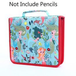 Tassen 120/168/216 Holes School Diy Pencil Case Luxury Potloodcase Beroepsbak voor kindertas Grote opbergtas Pak Boetes