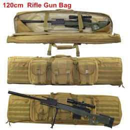 Sacs 120 cm Rifle Military Gun Sac Case tactique Pack d'épaule Airsoft Rifle Hunting Sac Shoting Sniper Air Gun Protection Backpack
